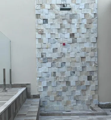 Pedra Luminária — acabamento em destaque
