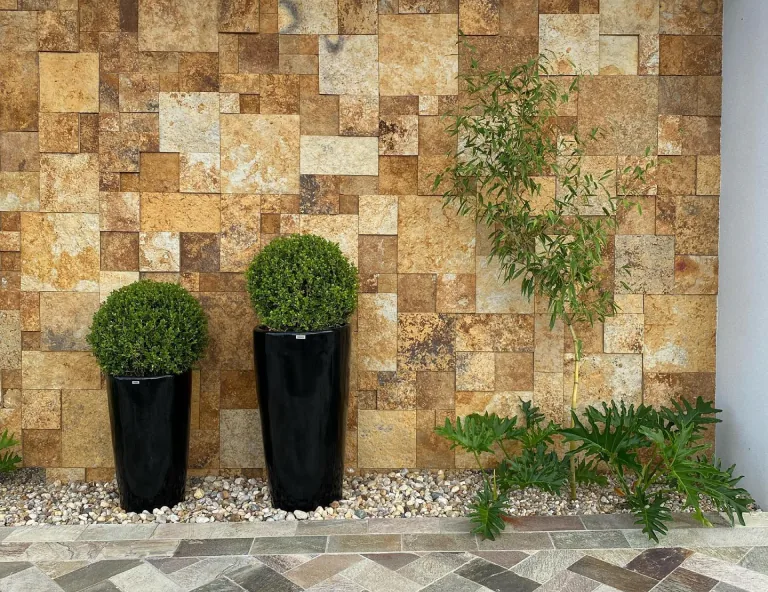 Pedra Topázio aplicada em ambiente externo